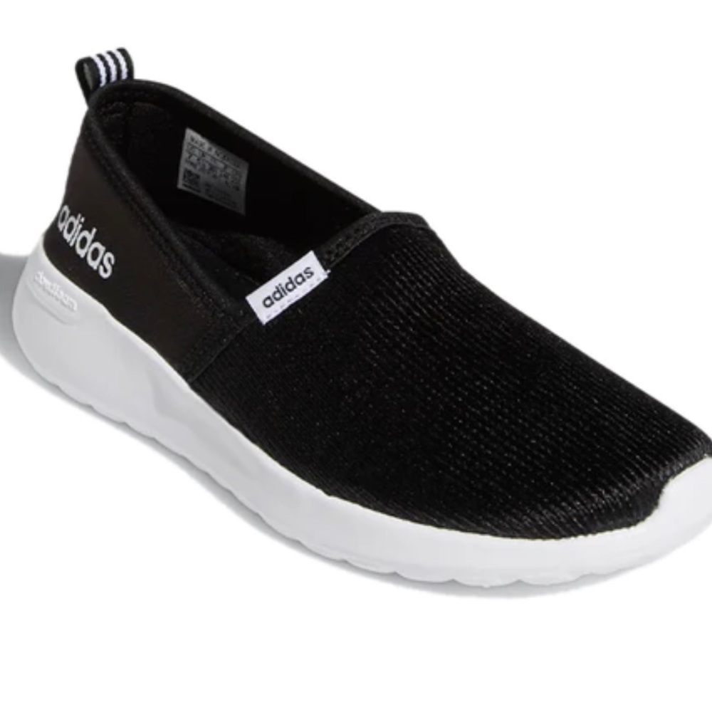 Women’s Adidas Lite Racer Cloudfoam Slip-on Black Sneaker